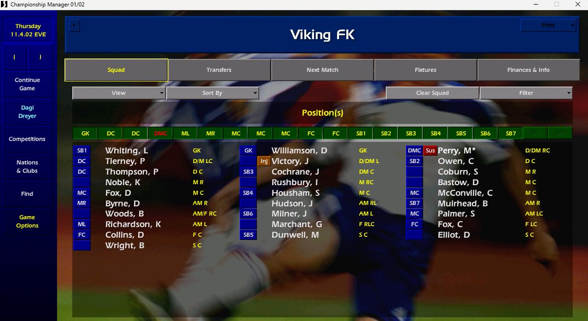 DagiDreyer's tweet image. Season 1 of the #VikingChallenge

Sold all non-english players
Signed 32 english players for a total of £170K.

Short pre-season. Not ready for the league. Top 5 would be an amazing effort.

Lets go!
