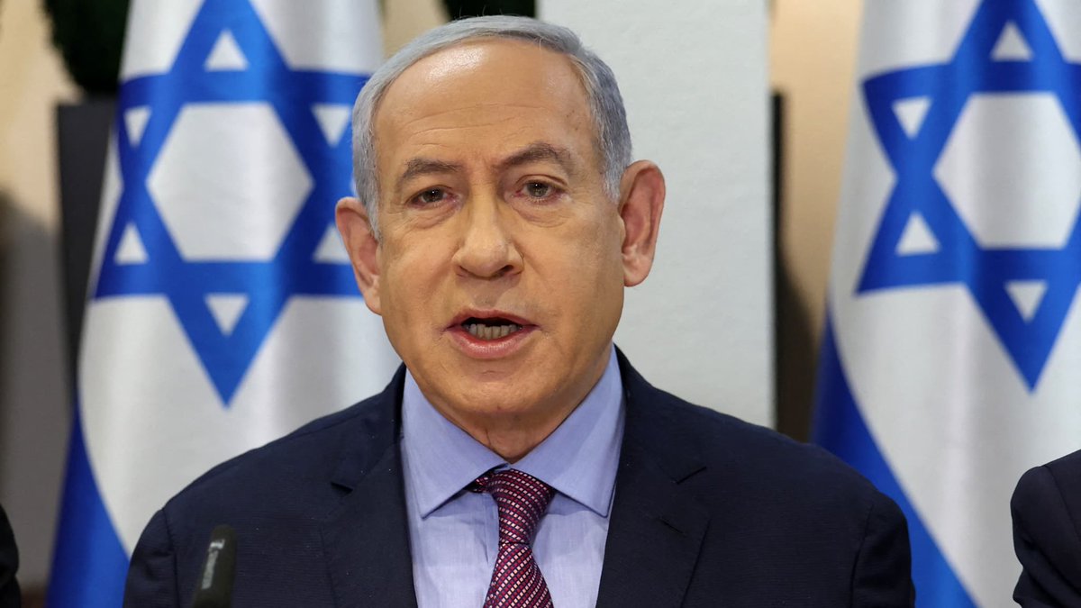 Netanyahu insists his ICC war criminal charges are cancelled out by his regular criminal charges #NewsInPhoto