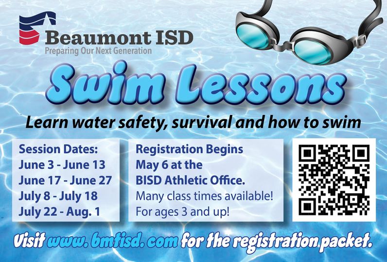 🥽Registration for BISD Summer swim lessons is now open at the Athletic Office. We offer lessons for individuals aged 3 and upwards, with options for all skill levels ranging from beginners to advanced. Visit our website to learn more! ow.ly/fOcx50RgCw7
