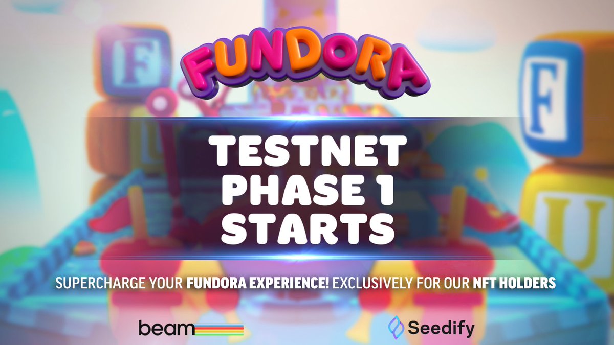 Experience the Web3 integration of Fundora firsthand during the Testnet launch! ✨Our NFT holders, this is for you! Enjoy dozens of special rewards and exclusive multipliers available only during the Testnet phase. Don't miss out! Sign Up Now! forms.gle/oX6iti337WsAXi…