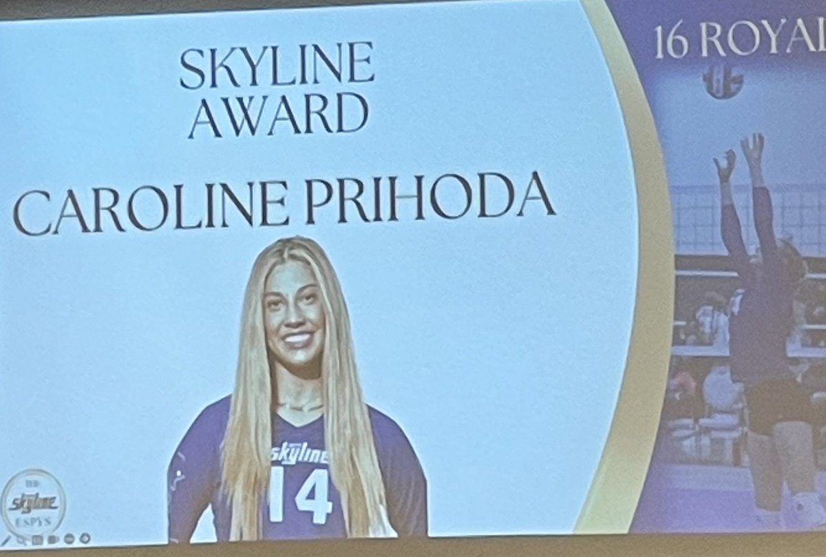 carolineP_2026's tweet image. Another great year @HoustonSkyline Espys Awards Banquet! 💙🏐 I was honored to receive the Skyline Award and celebrate my incredible teammates and all our amazing club athletes and coaches! Love you #16Royal!! #outwork #nattybound