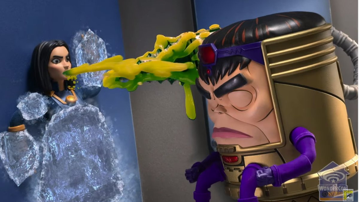 Disney_Wiki's tweet image. Today marks the 3rd anniversary of Marvel&apos;s Hulu/Disney+ series, #MODOK, developed by Eric Towner &amp;amp; Alex Kramer.
While pursuing his dream of conquering the world, a megalomaniacal supervillain runs his evil organization into the ground.