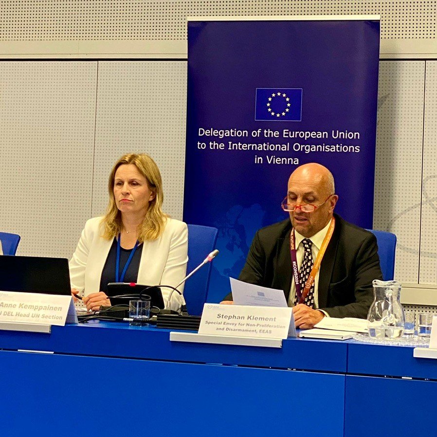 Today’s Side Event on Global Nuclear Security at #ICONS2024 highlighted the dynamic cooperation between the #EU and @iaeaorg. With the recent @EUCouncil decision, EU is boosting IAEA’s nuclear security efforts with an additional €7.2 million. 👉europa.eu/!YYq8Jy