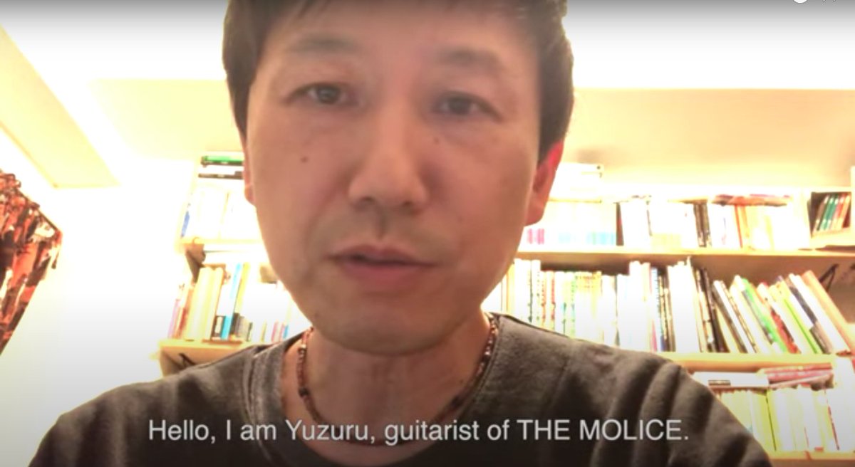 『スタジオセッション』Here is the episode 'Yuzuru's Murmurs 2” He talks about differences in the Japanese and US music scenes youtu.be/SmWp0-BphxE #themolice #postpunk #japan #guitarist