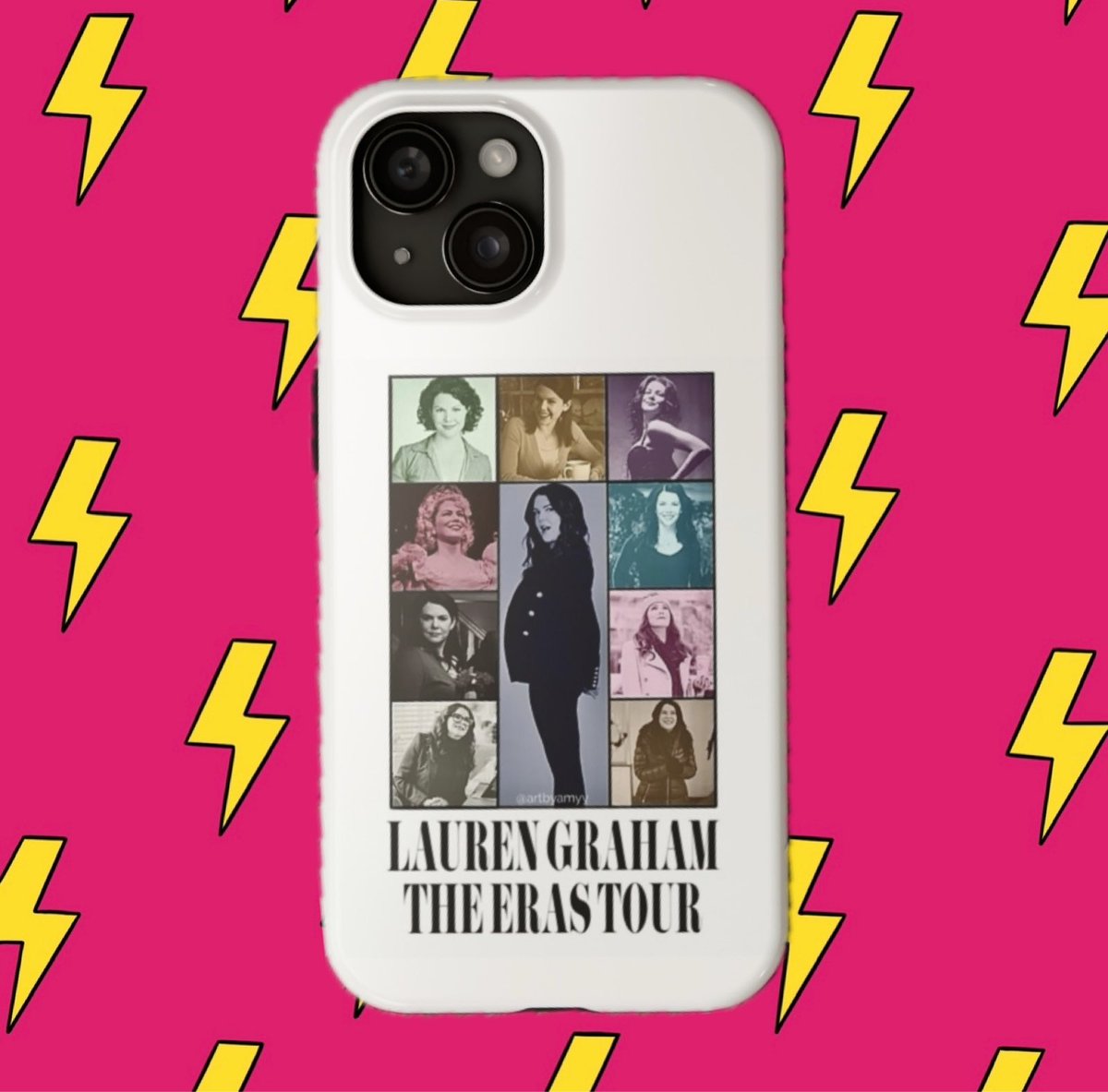 artbyamyy's tweet photo. NEW! 
Lauren Graham Eras Tour Phone Cases 🍀
Available now! 🥰
Shop in bio! 🔗
-
Please share 🫶 https://t.co/mA4QXlGo4T