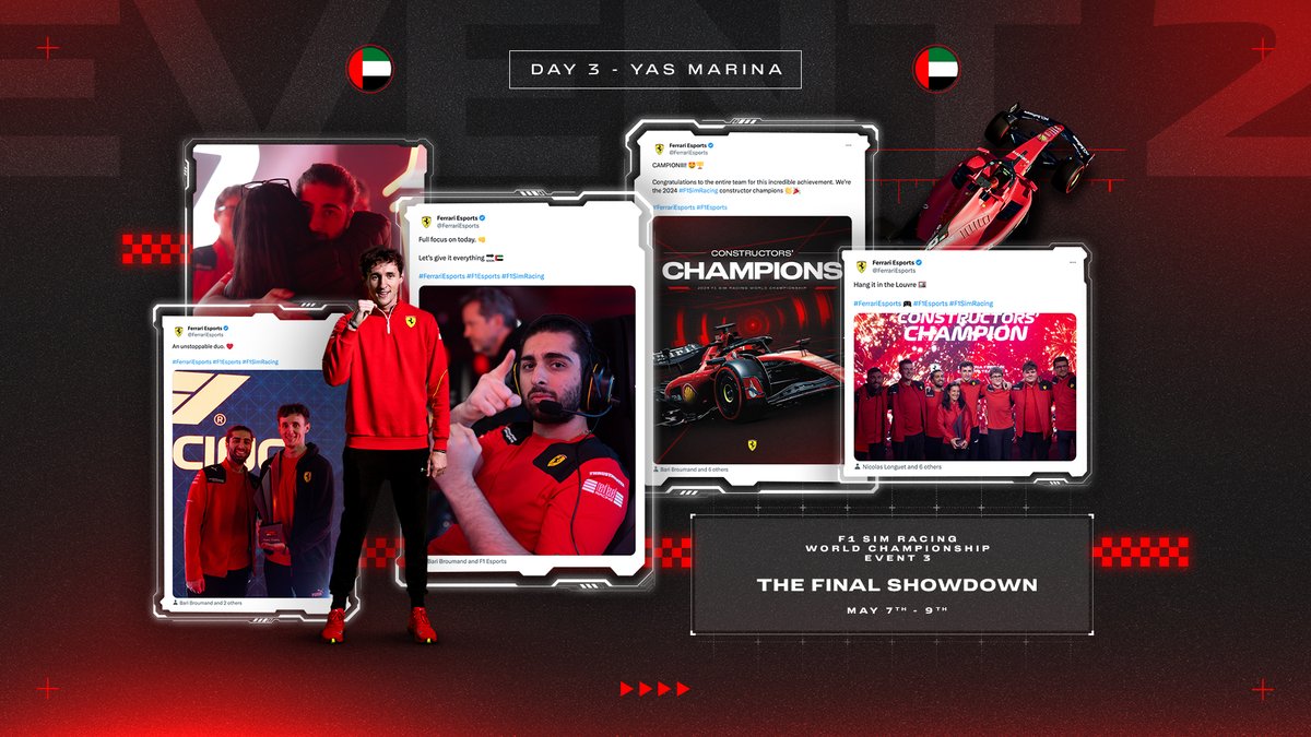 In case you missed it…we’re the champions ⬇️🏆 #FerrariEsports #F1Esports