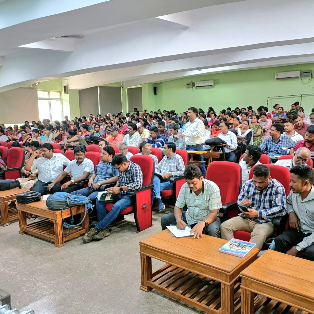 Refresher training at GM University for Presiding and first polling officers.