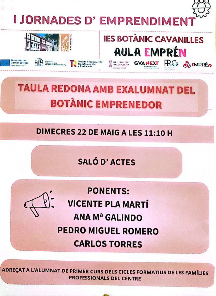 Cicles Admon Botànic Cavanilles tweet media