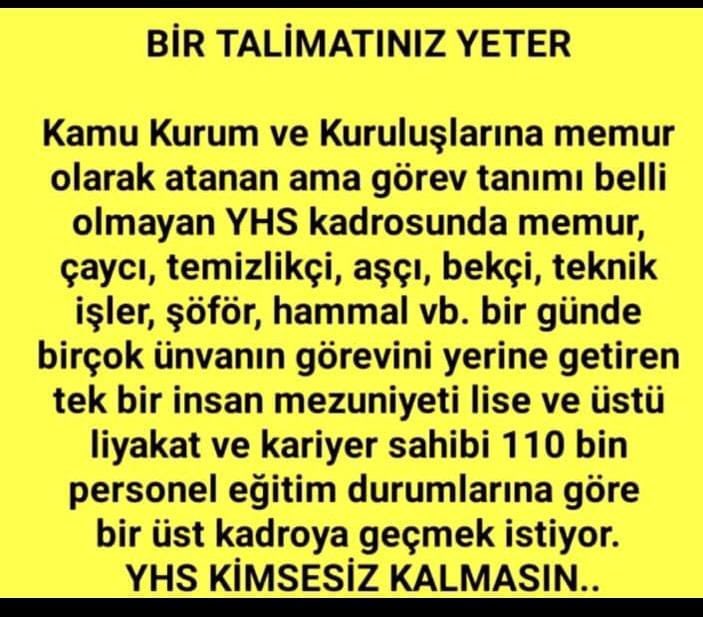 @Akparti #YardımcıHizmetlerSınıfı