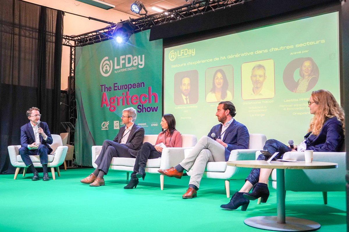 Paul Midy (@midy_paul) on Twitter photo Ravi d’ête intervenu au #LFDay de La <a href="/FermeDigitale/">La Ferme Digitale</a> où j’ai pu parler des atouts de l’innovation dans le monde agricole
🌱L’innovation accompagne la croissance et la transition écologique dans ce secteur essentiel et nous devons l'encourager et la soutenir ! Ravi d’ête intervenu au #LFDay de La <a href="/FermeDigitale/">La Ferme Digitale</a> où j’ai pu parler des atouts de l’innovation dans le monde agricole
🌱L’innovation accompagne la croissance et la transition écologique dans ce secteur essentiel et nous devons l'encourager et la soutenir !