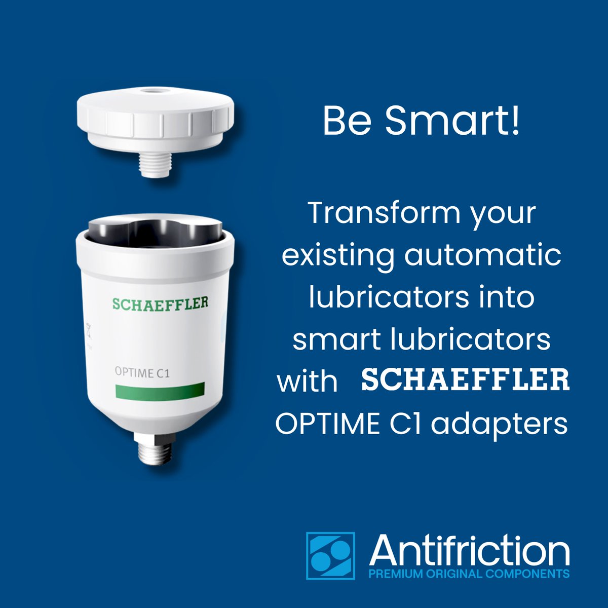 Depending on the assets you already own or the contracts you inherited from your predecessor, you might not always have the possibility to switch to a smarter way of working  but Schaeffler Optime Adapters give you the ability to make your lubricator smart!