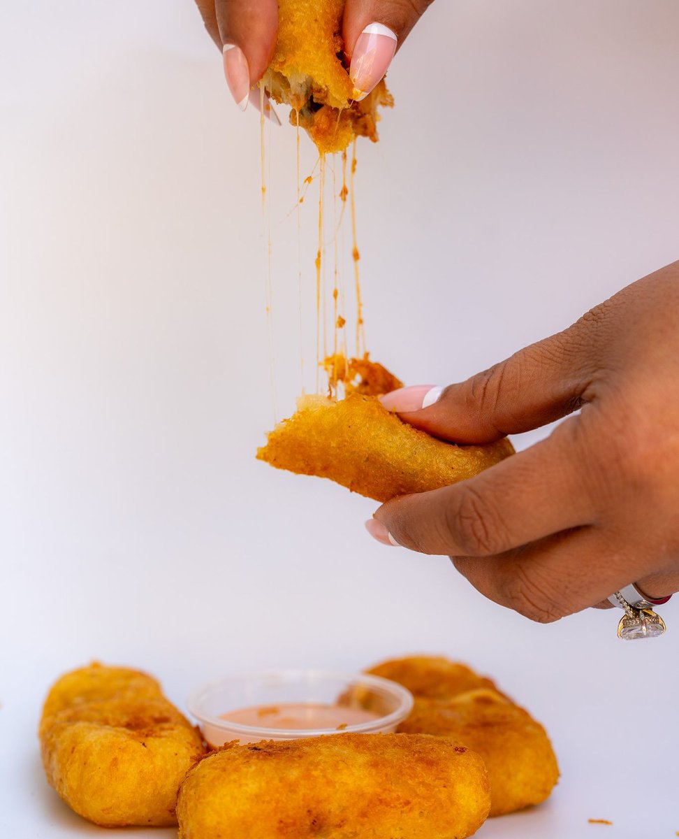 We love a good cheese pull. 🧀 

📸: Yuca Fritters
