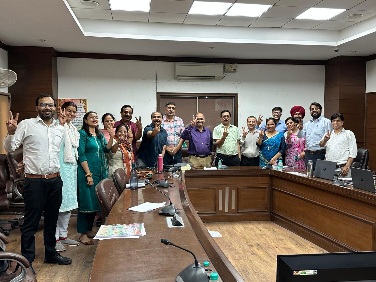 We are thrilled to announce that today's State Resource Group (SRG) meeting in Panchkula was a grand success! Through multiple rounds of reviews and discussions, the content for the Grade 4 and 5 Hindi subject has been finalized for the academic year 2024-25. #SRGreview