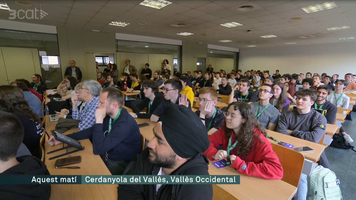 Universitat Autònoma de Barcelona (@uabbarcelona) on Twitter photo El cap de setmana passat, <a href="/EnginyeriaUAB/">Escola d'Enginyeria UAB</a> va acollir una hackató en què grups d’estudiants han competit per trobar la millor solució als reptes reals proposats per <a href="/CaixaEnginyers/">Caixa Enginyers</a>, <a href="/NTTDataSpain/">NTT DATA España</a> i <a href="/FGC/">FGC</a>.
<a href="/324cat/">324.cat</a> va ser-hi present.
▶ ccma.cat/3cat/hackato-d…
#UAB #UABAlsMitjans El cap de setmana passat, <a href="/EnginyeriaUAB/">Escola d'Enginyeria UAB</a> va acollir una hackató en què grups d’estudiants han competit per trobar la millor solució als reptes reals proposats per <a href="/CaixaEnginyers/">Caixa Enginyers</a>, <a href="/NTTDataSpain/">NTT DATA España</a> i <a href="/FGC/">FGC</a>.
<a href="/324cat/">324.cat</a> va ser-hi present.
▶ ccma.cat/3cat/hackato-d…
#UAB #UABAlsMitjans