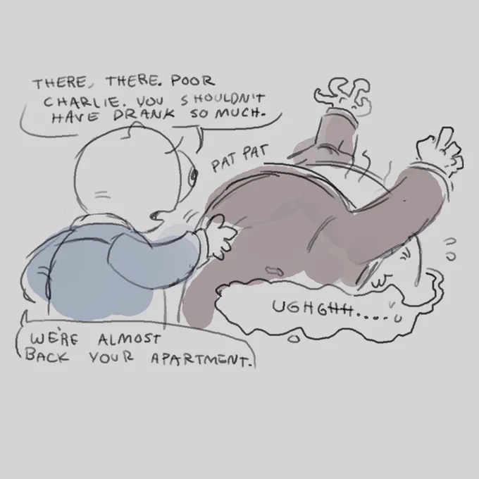 Small comic inspired by the episode 4 promo #charpim 