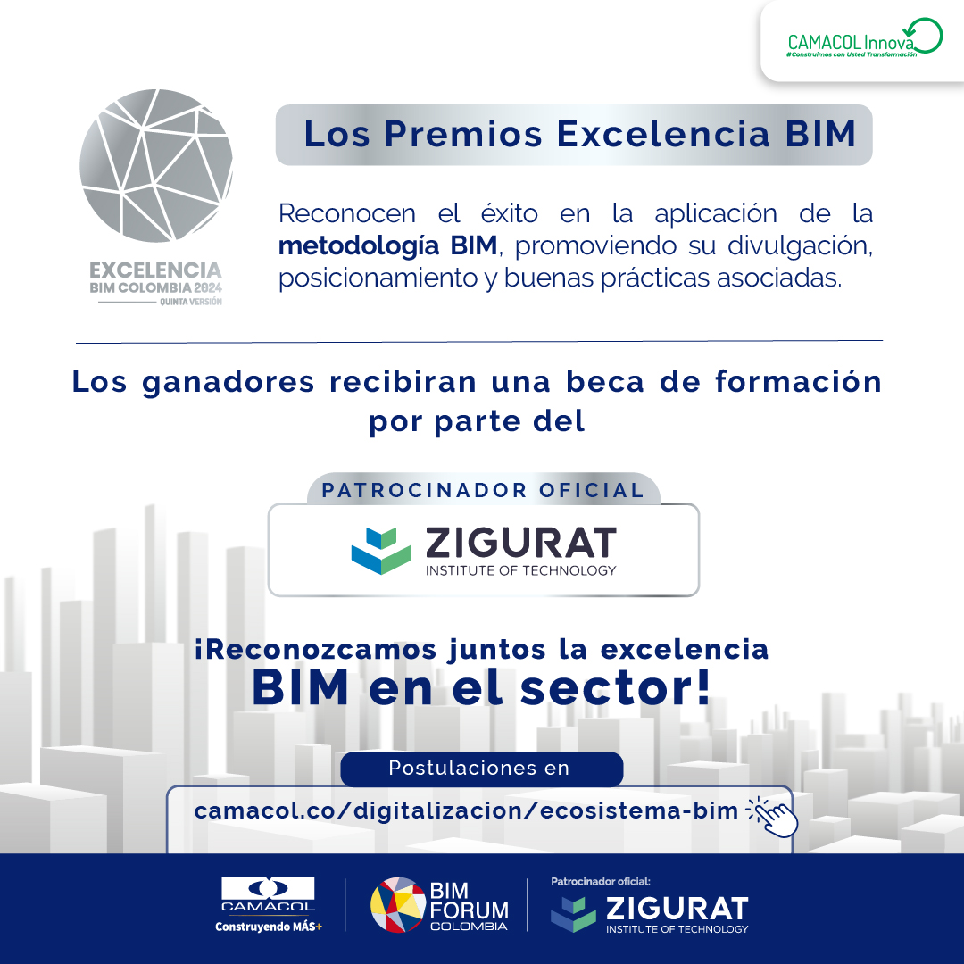 ¡Extendimos el plazo de postulación hasta el 24 de mayo! Los ganadores obtendrán una beca de formación en Zigurat para profundizar sus conocimientos técnicos en el ámbito digital del sector constructor. Detalles de la convocatoria en 👉camacol.co/digitalizacion…