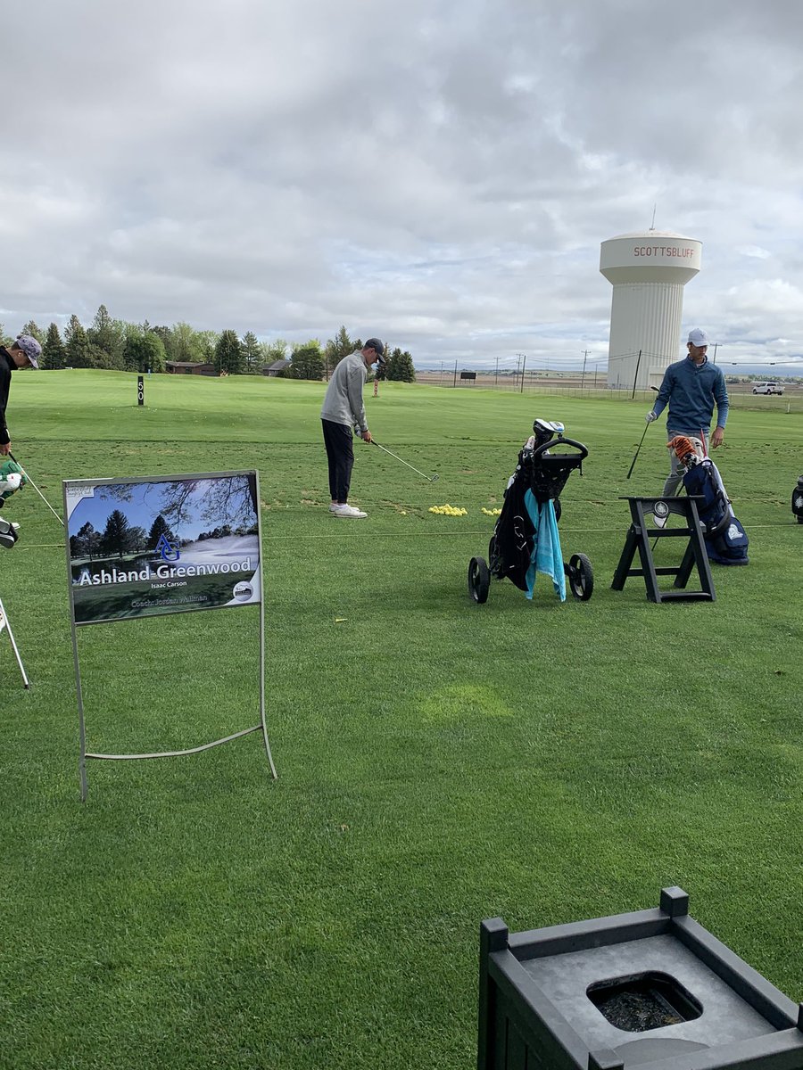 AG_Bluejaygolf's tweet image. On the range for State Golf day 1 at Scotts Bluff CC! Isaac tees off at 9:30am (MT time). Follow the link for live scoring. Good luck IC! 

Live scoring: golfgenius.com/pages/4805356