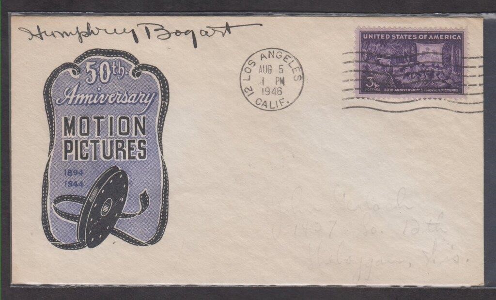 WorldwideStamp's tweet photo. Humphrey Bogart signature from our upcoming May 26th weekly stamp auction over on https://t.co/wqhpwZL1R6 ! #stamps #oldhollywood https://t.co/PkflPDz95Y