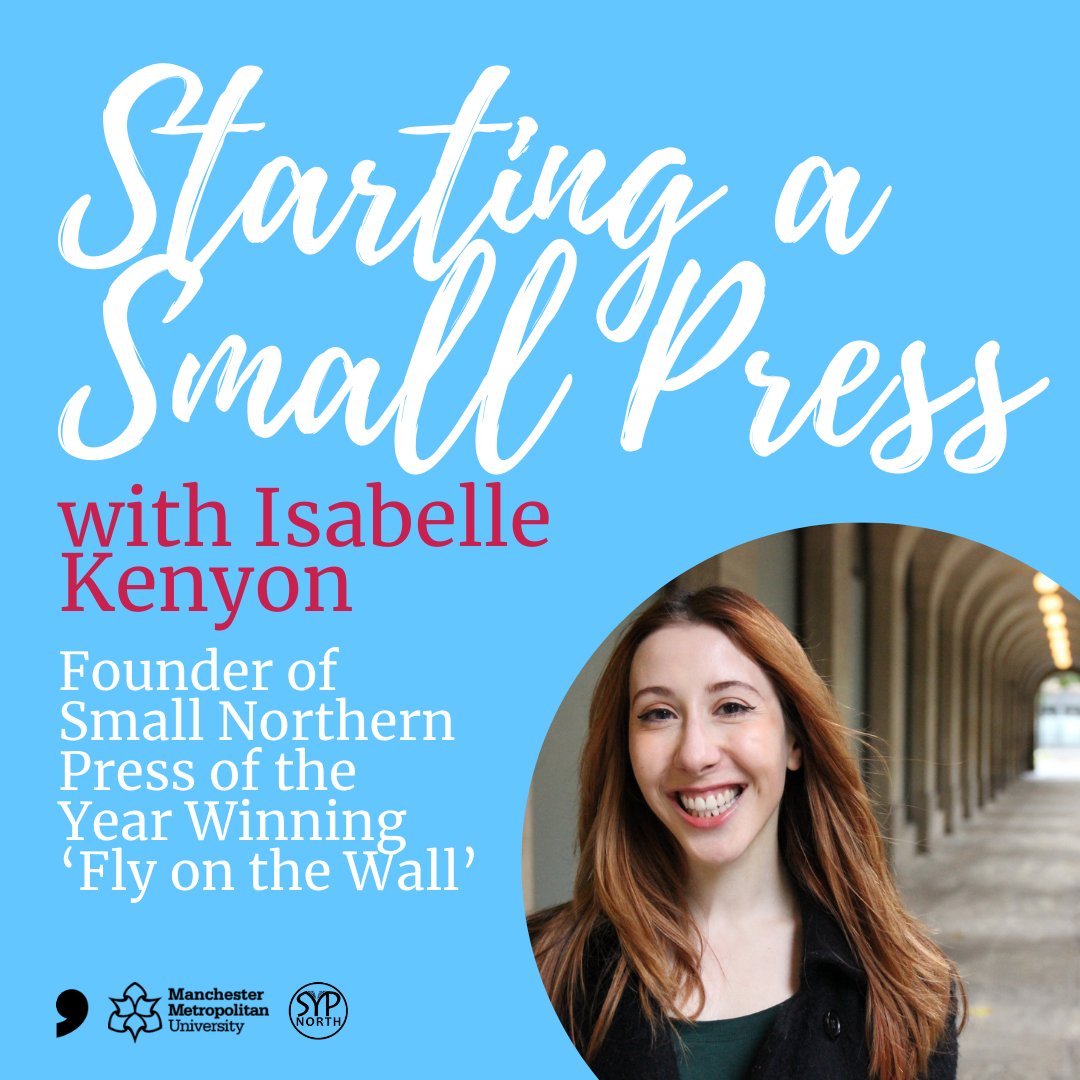 Ever thought about starting your own publishing house? 🤔📚 @thebookseller Small Northern Press of the Year winner Isabelle Kenyon (@fly_press) talks through building a small press from the ground up! Come see what a career in Publishing has to offer you 🔗🧵