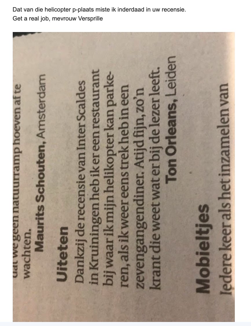 Naast het fenomeen #mannenpost had ik vandaag voor het eerst ook te maken met "meta-mannenpost", een man die me scheve foto's mailt van eerder in mijn eigen krant geplaatste ingezonden brieven van andere mannen.