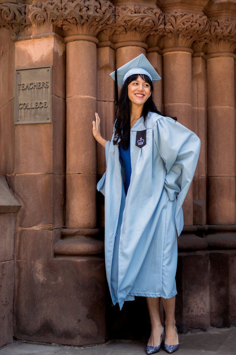 TeachersCollege's tweet photo. A week ago, but we're still feeling extra #TCHappy. 😎🎓 https://t.co/XoKj8o7oHF