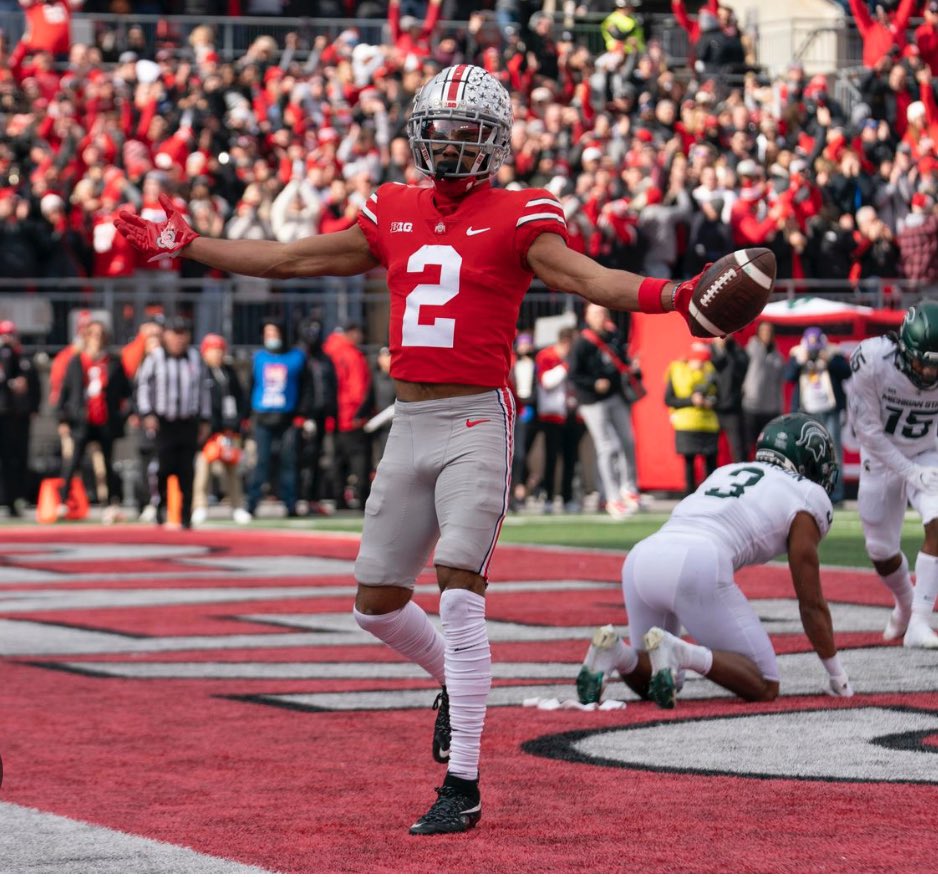 Wow! Blessed to receive an Offer from The Ohio State University. Grateful to @JLaurinaitis55 @Locklyn33 @OhioStateFB #AGTG #GoBucks 🌰 @CoachAdhir @BrandonHuffman @GregBiggins @adamgorney @Zack_Poff_MP @DemetricDWarren @ErikRichardsUSA @TheUCReport @TomLuginbill @GoldFeetGlobal