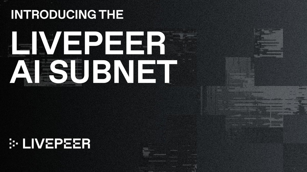 Introducing the Livepeer AI Subnet! 🚀 The dawn of generative AI marks a tidal shift in video creation. That’s why today we are launching the Livepeer AI Subnet: the world’s first decentralized video processing network with AI compute capabilities. Let's dive in 🧵👇