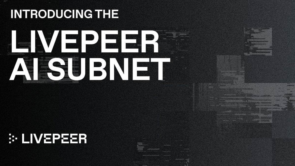 Introducing the Livepeer AI Subnet! 🚀

The dawn of generative AI marks a tidal shift in video creation. That’s why today we are launching the Livepeer AI Subnet: the world’s first decentralized video processing network with AI compute capabilities.

Let's dive in 🧵👇