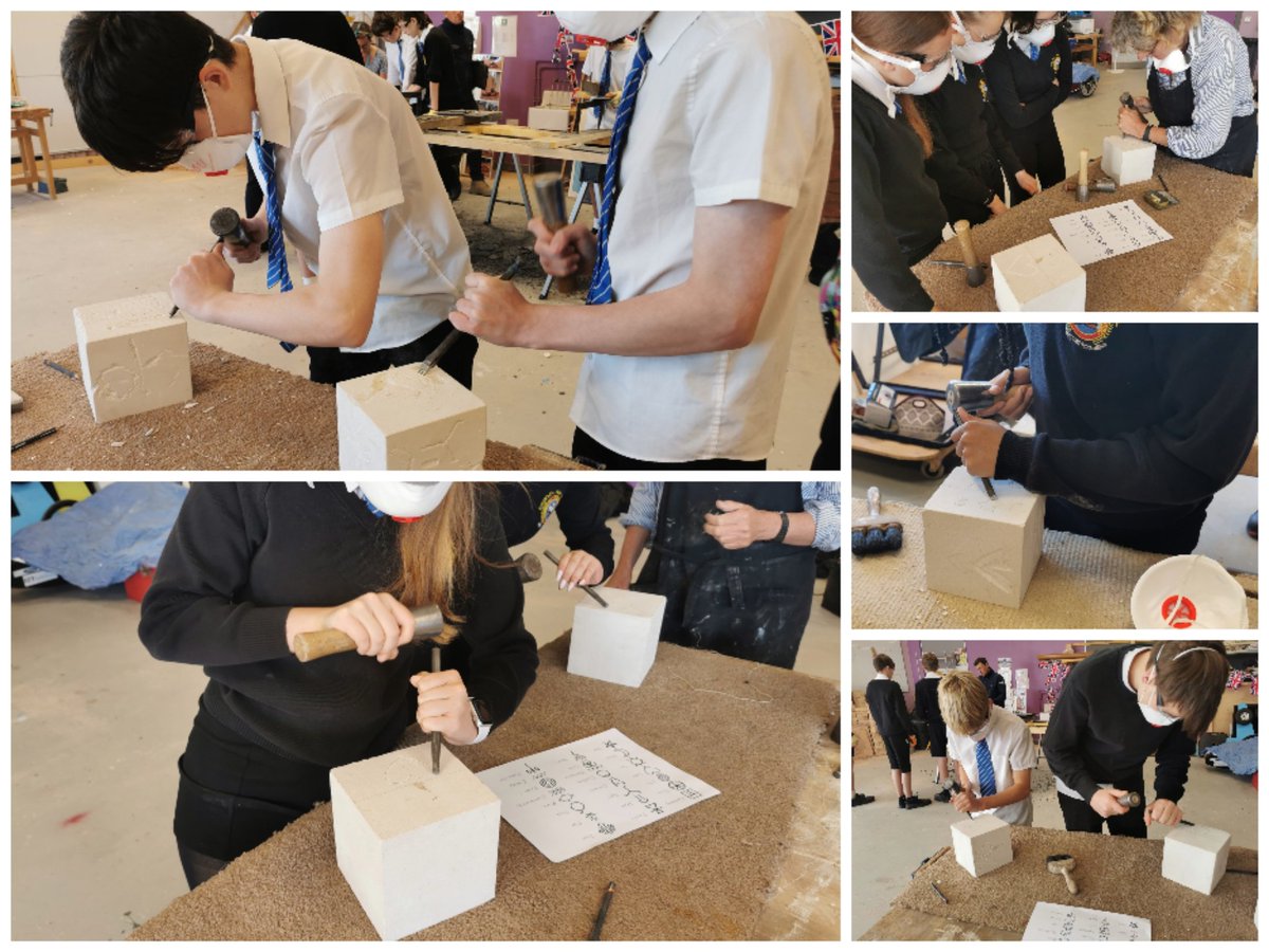 TechEyemouthHS's tweet photo. Yesterday, our soon to S3 practical classes and senior PWW &amp; PMW classes, engaged with the Build your Future event. Pupil got first hand experience in stone carving, slate cutting, and thermal &amp; 3D scanning in construction from experts! https://t.co/YSBShrUAU0