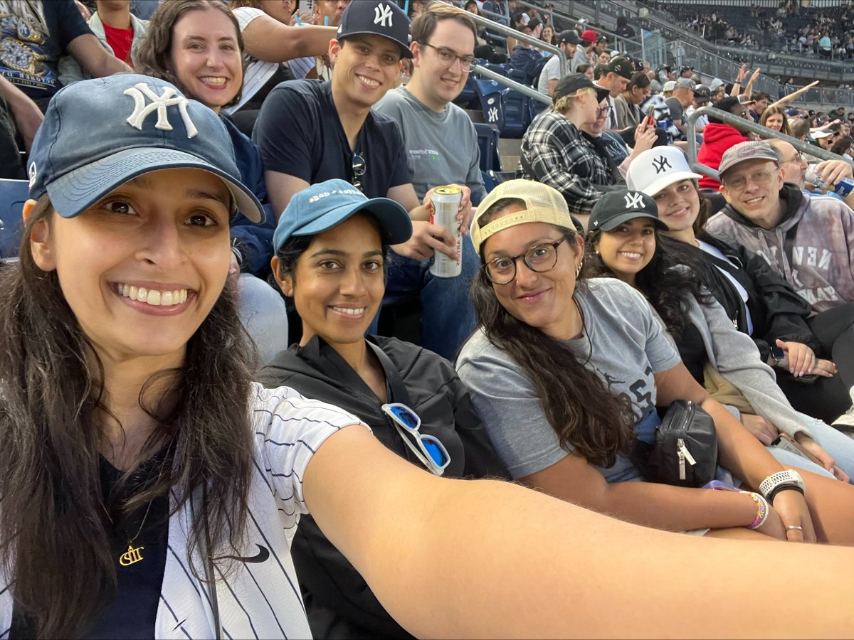BLIP gang at the Yankees game