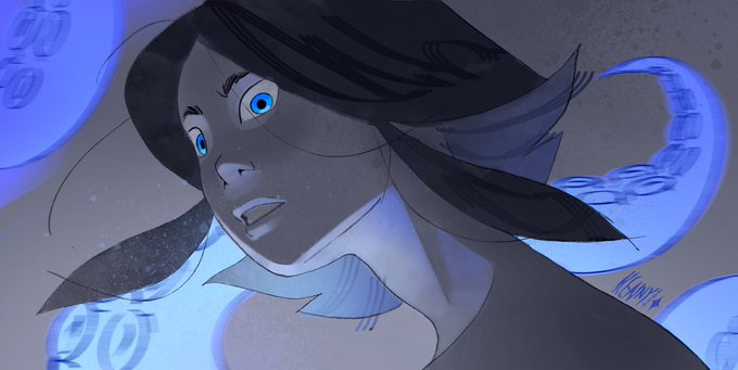 「blue eyes glowing」 illustration images(Latest)