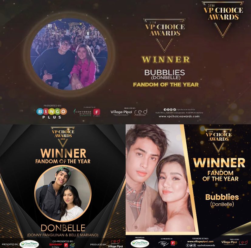 LOTY AND FOTY GRAND SLAM OH MY GOSH

DONBELLE VPCA HALL OF FAME 

#DonBelle 
#DBMaharlikangFilipinoAwardee 
#DonnyPangilinan | #BelleMariano