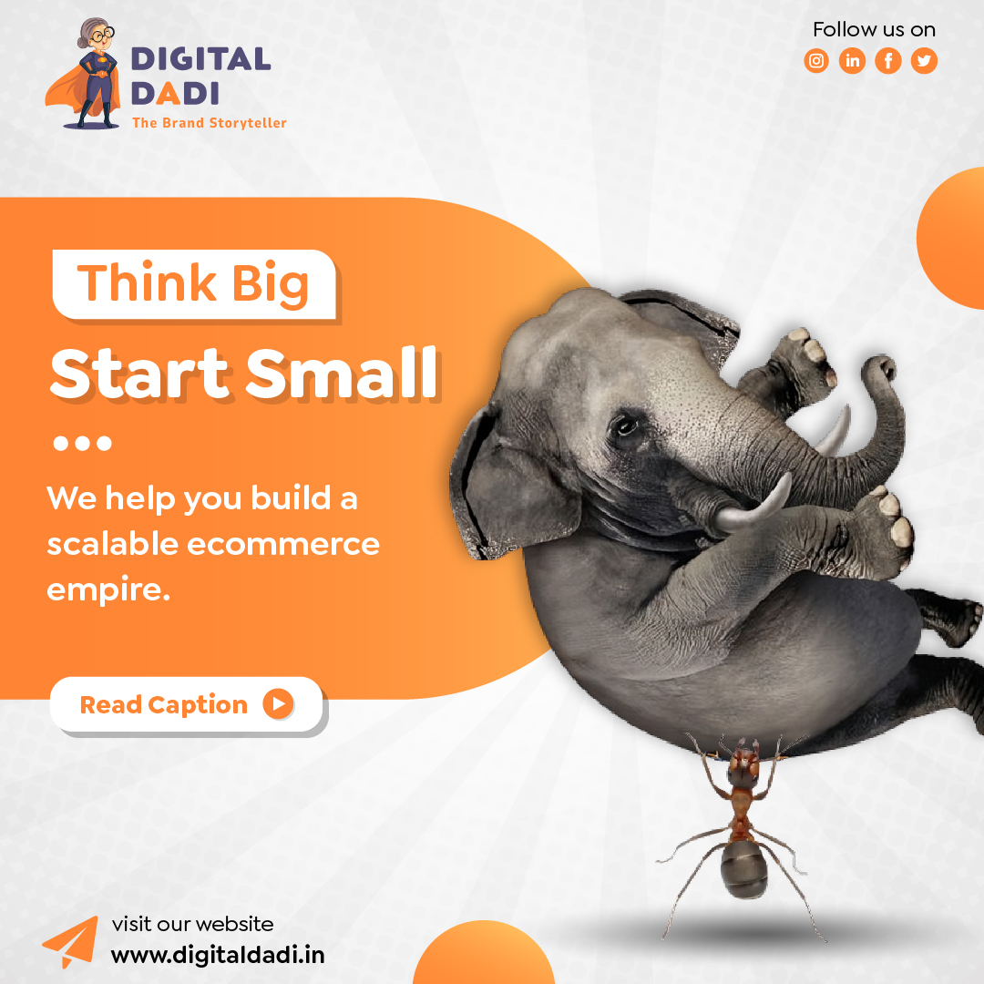 digitaldadi's tweet photo. Don't underestimate the power of small beginnings!

We help you build a sustainable eCommerce empire from the ground up. 

#WebsiteDevelopment #WebsiteDesign #Ecommerce #DigitalMarketing #Digitalmarketingservices #SocialMedia #SEO #PPC #Digitaldadi #Brandstoryteller https://t.co/24wrrpoamp