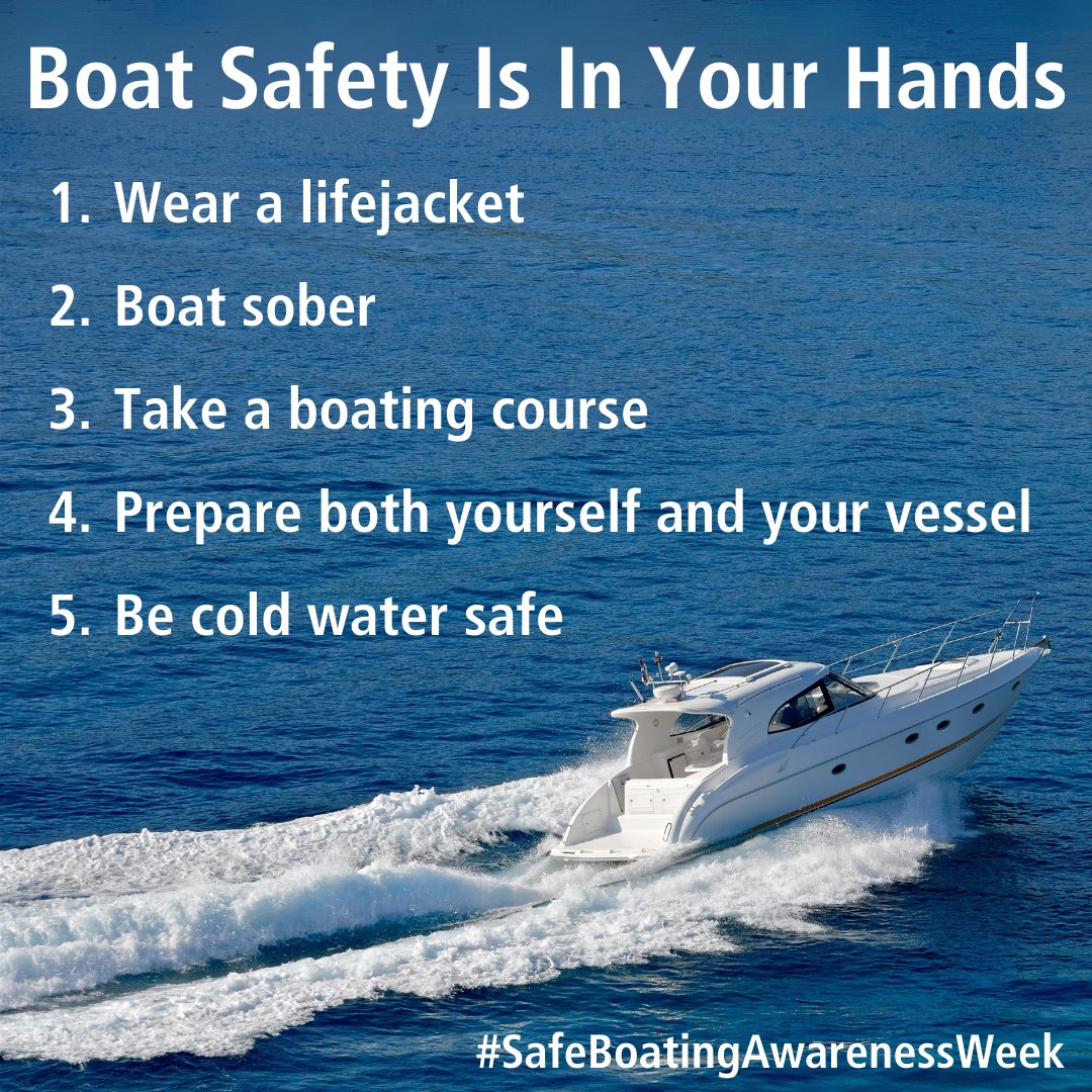 From motor boats to canoes, boat safety is imperative for everyone. Do these five things to have a safe and fun summer. #SafeBoatingAwarenessWeek #WaterSmart