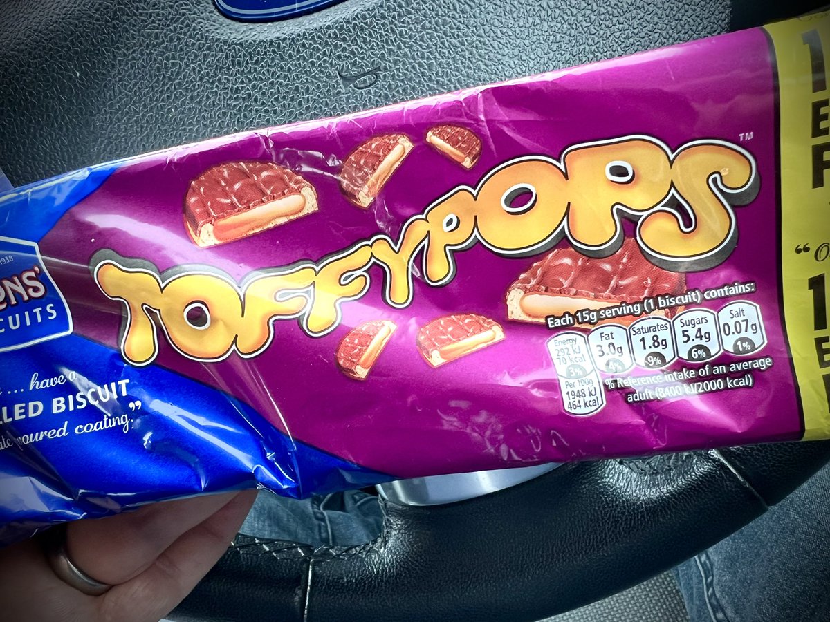 THIS MORNING - Watched daughter have 2 teeth removed, one so stuck it flew across the room on release. Blood galore. - Jaguar scraped side of my car - Driver pulled out on a roundabout without looking THIS AFTERNOON - Found these in B&M👇🏻 DAY MADE!!!😁 #ManOfSimplePleasures