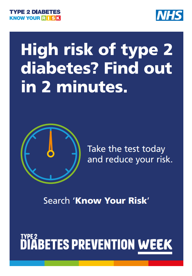 EmmG's tweet photo. Diabetes prevention week.

#gettested #diabetes #healthylifestyle https://t.co/QJGQ1GhkIU