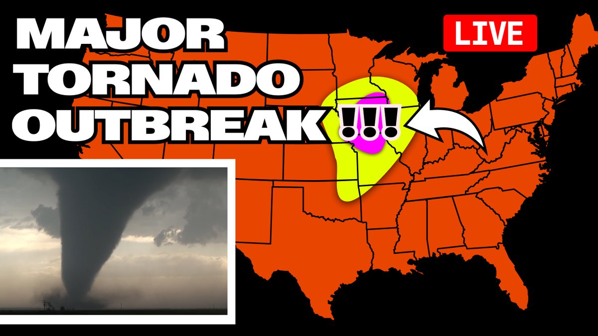 ReedTimmerUSA's tweet image. Going LIVE at 1pm CT for this BIIG day.  Heads up Iowa and the surrounding area, the chance for LARGE TORNADOES is high today.  LINK for LIVE - bit.ly/ReedYouTube
