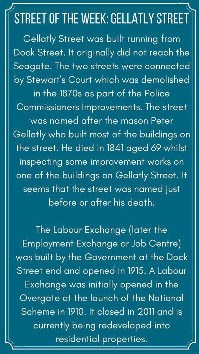Street of the Week: Gellatly Street #Dundee #Archives #StreetoftheWeek