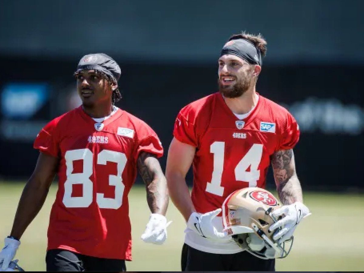 Ricky Pearsall & Jacob Cowing will get plenty of reps during voluntary OTA’s and if Brandon Aiyuk misses mandatory OTA’s, this means both rookie WRs will build chemistry with QB Brock Purdy, that can only help later in the #NFL season.

Big year ahead for the rookies! #49ers 💯🔥