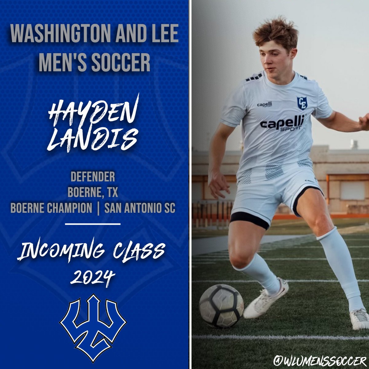 2024 Incoming Player Announcement!  Please welcome Ayush Kataria and Hayden Landis to the WLU Men's Soccer Family.