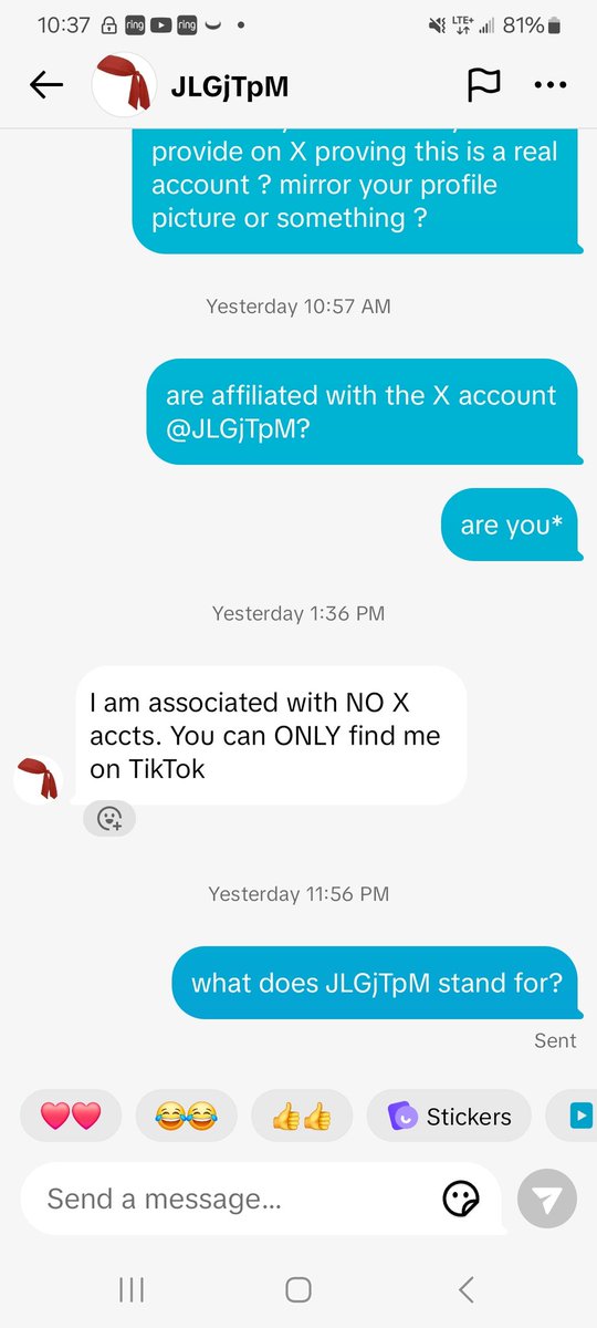 zsteinfath's tweet photo. @TheRoaringKitty The tik tok account states here not affiliated with any X account. #GME #Update https://t.co/Cwo4cxemFU
