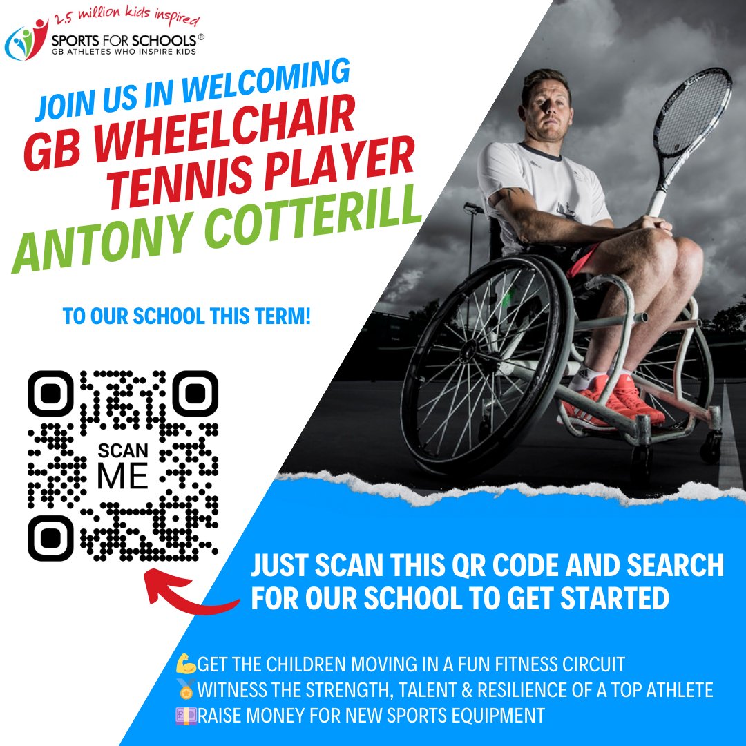 We are so very excited to announce that @AntCotterill will be visiting us from @sportsfs on the 13th of June!! #AGPE