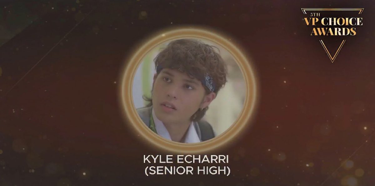 We are proud to have fought for you ‘til the last second. You will always have our support 🧡 Still, congrats for being nominated as Actor of the Year. ✨ @kyle_echarri 

#KyleDrea
#KyleEcharri 
#5thVPChoiceAwardsNight