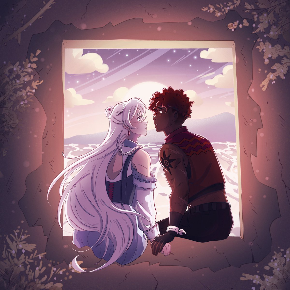 Calxiyn's tweet photo. "And her voice, it's warm as summer sky."

Thank you to @cometko_ for the Arctic Fox / Weiss x Fox art! 🦊❄️ My heart is exploding 🥹🥹🥹🥹

#RWBY https://t.co/LEKOITbBR1