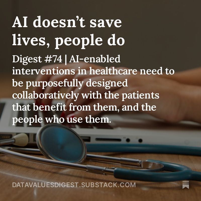 🩺 Discover why human action and collaboration are crucial in utilizing AI and data for healthcare. This thought-provoking article in the #DataValues Digest sheds light on the role of technology in global health.🏥 Read more ➡️ bit.ly/3yBsSZi