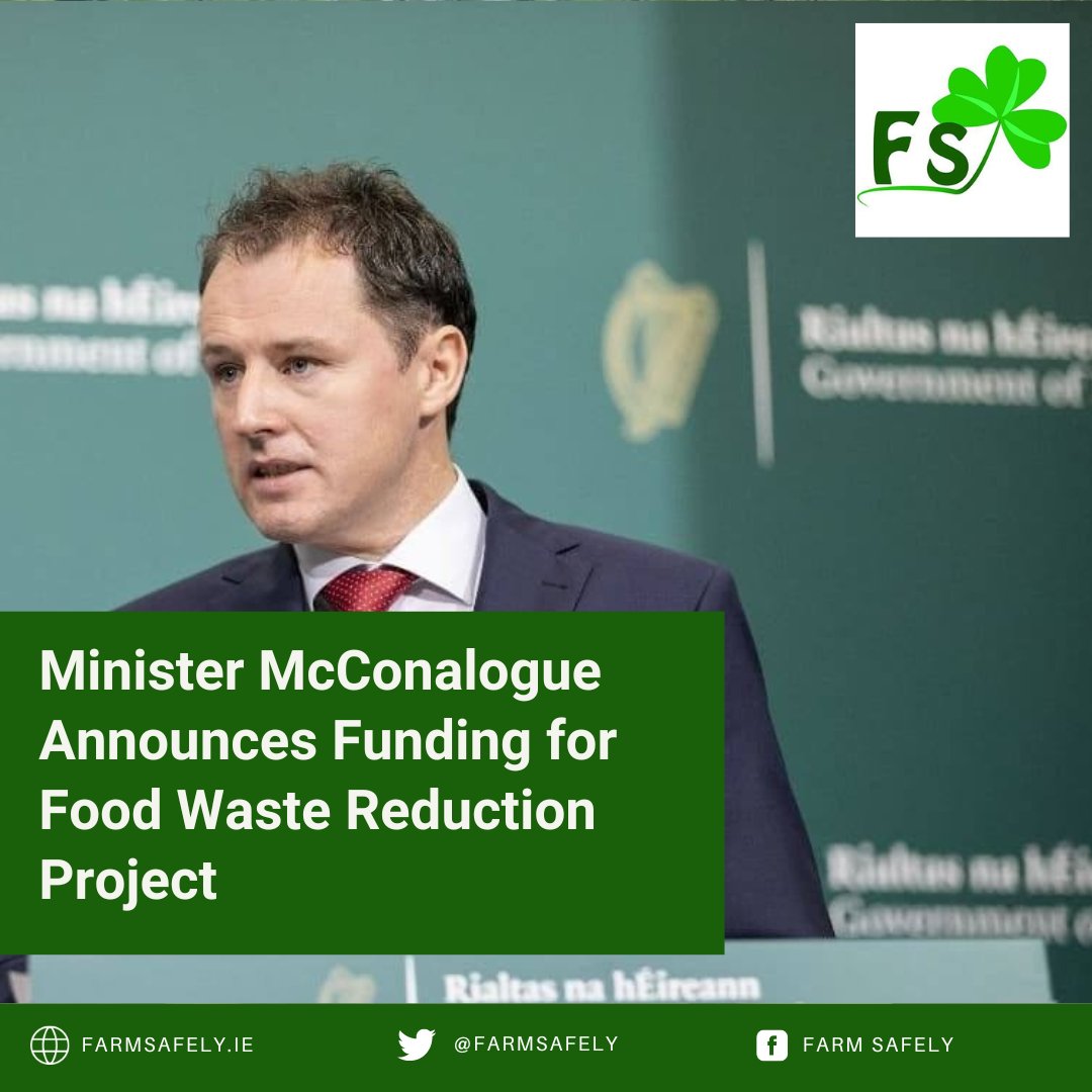 Minister McConalogue announces funding for food waste reduction project

Read more: farmsafely.ie/minister-mccon…

#agriculture #foodwaste #fooddistribution