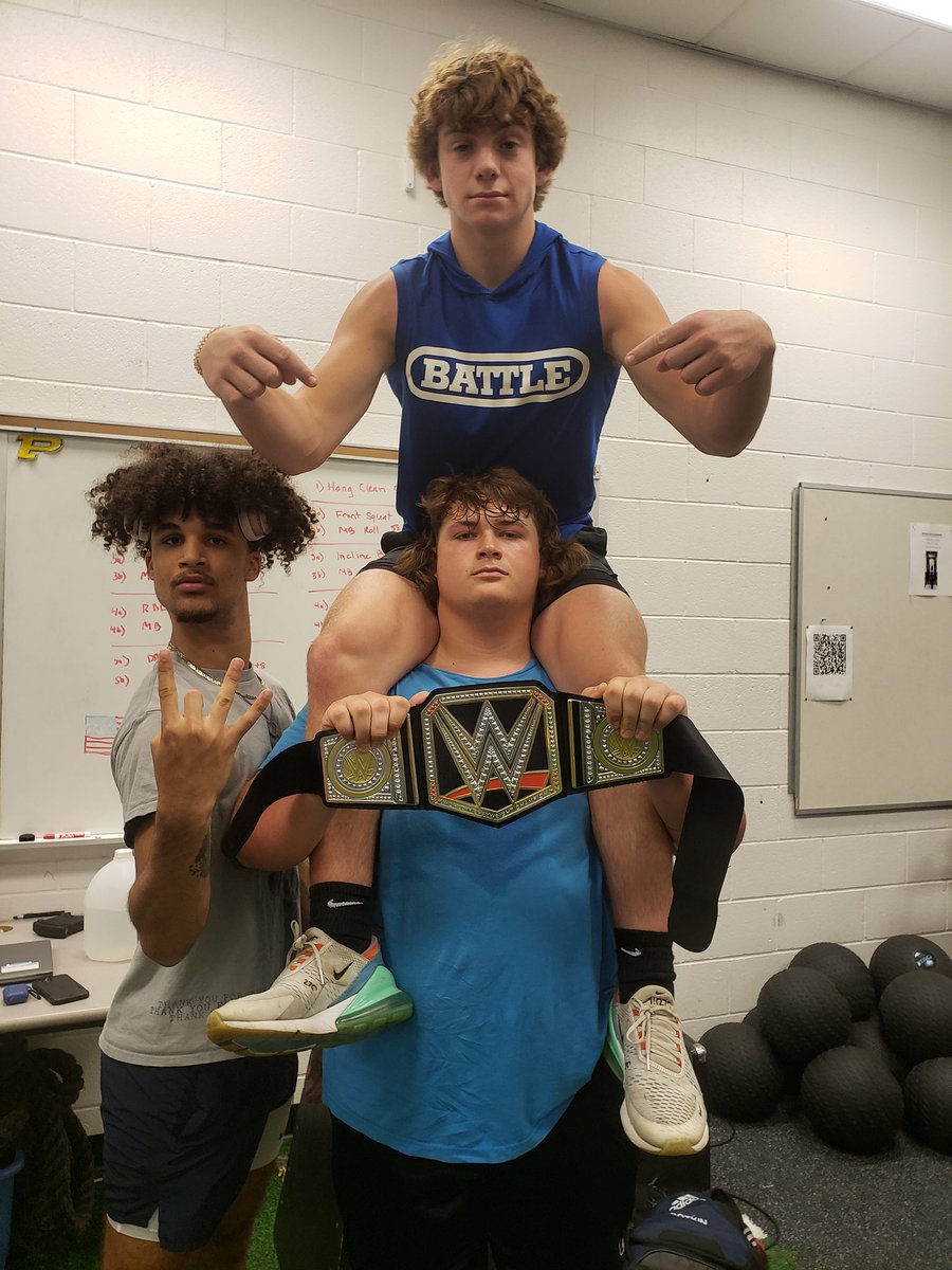 Josh Wilson (@coachflex16) on Twitter photo The workout warrior championship belt made a comeback today. Its in the hands of a familar champion <a href="/AydanDaughtry66/">Aydan Daughtry</a>, our Top Dawg in power clean at 275. The workout warrior championship belt made a comeback today. Its in the hands of a familar champion <a href="/AydanDaughtry66/">Aydan Daughtry</a>, our Top Dawg in power clean at 275.
