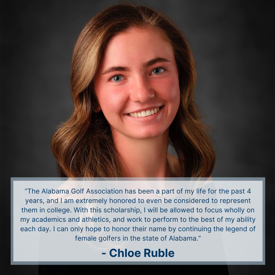 AGA College Scholarship Recipient for 2024! Our first recipient is Chloe Ruble. She will attend the University of Alabama at Birmingham (UAB) and plans to major in business marketing.

Chloe speaks about the impact of this scholarship, and stay tuned to meet our other recipients!