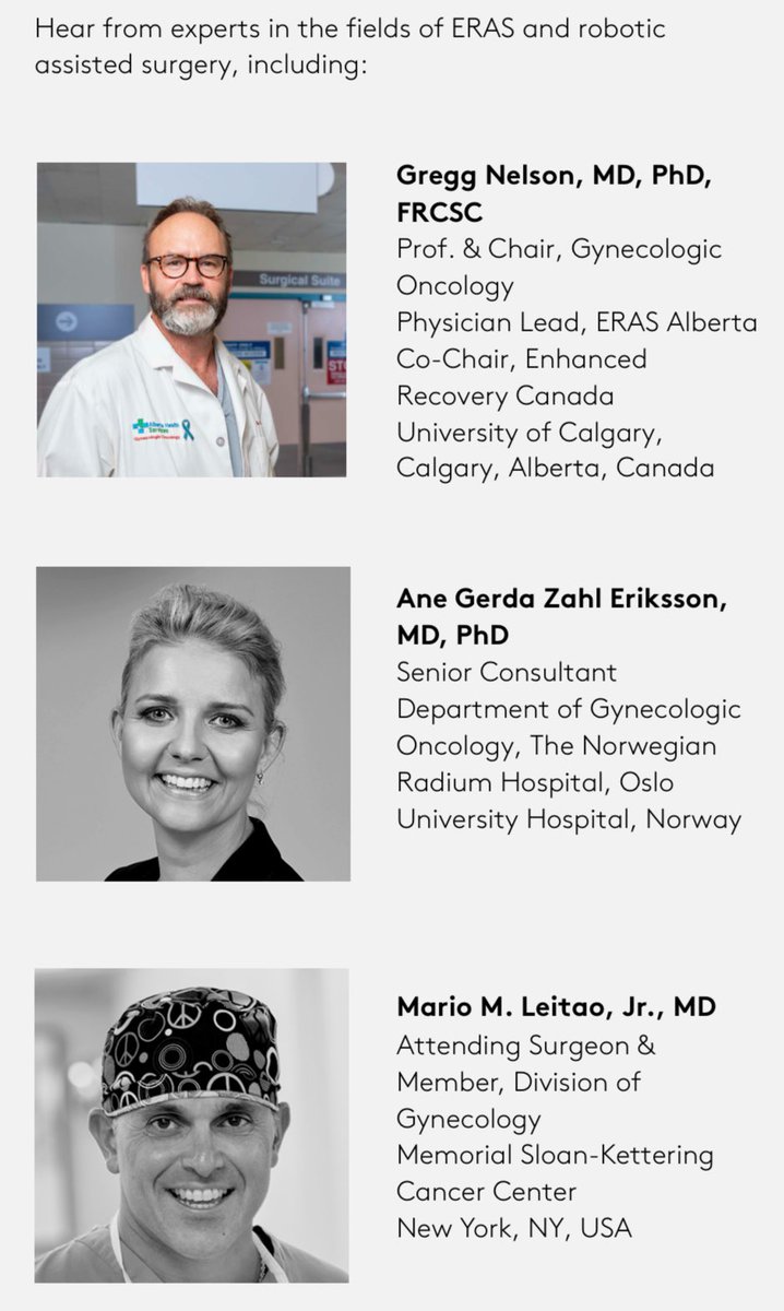 One week until our webinar!! Please join us on May 28 at 11 am ET/5 pm CEST ⏰ to hear about the benefits of #ERAS and 🤖 #RoboticAssisted #GynOnc surgery @agz_eriksson @leitaomd @HansDonaldeBoer @SGO_org @IGCSociety @ESGO_society @GynMe4 Registration 🔗 gyn-eras-dvras-webinar.com/home