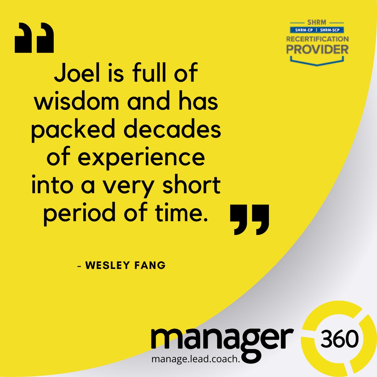 Transformative leadership is just a conversation away with Manager360. Schedule your 1:1 to learn how we can support your team's journey to the top. #TransformativeLeadership #LeadTheChange

Lead the change: bit.ly/498Uwte